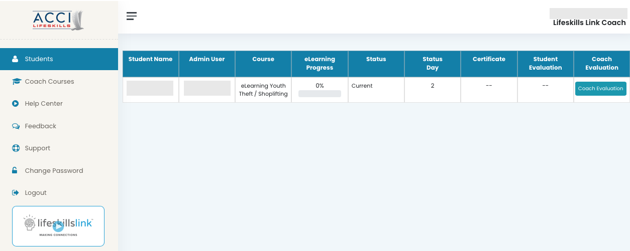 Coach Dashboard